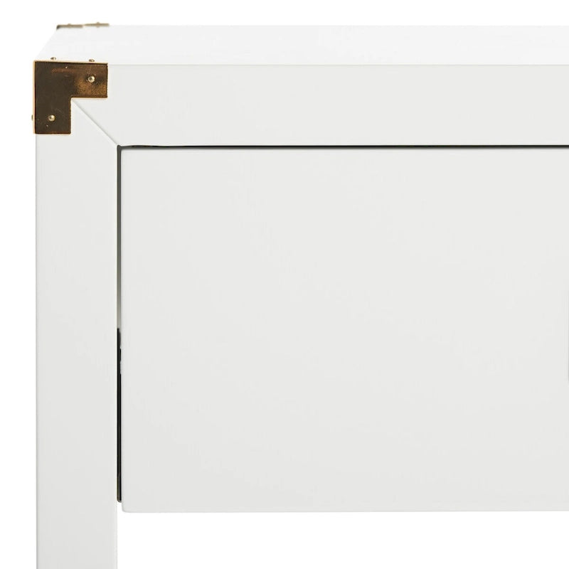 Table d'appoint en laque Gilberte SAFAVIEH Couture - 61 cm L x 46 cm P x 66 cm H - 61Lx46Px66H