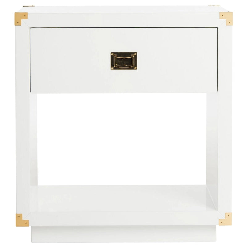 Table d'appoint en laque Gilberte SAFAVIEH Couture - 61 cm L x 46 cm P x 66 cm H - 61Lx46Px66H