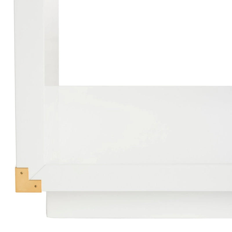 Table d'appoint en laque Gilberte SAFAVIEH Couture - 61 cm L x 46 cm P x 66 cm H - 61Lx46Px66H