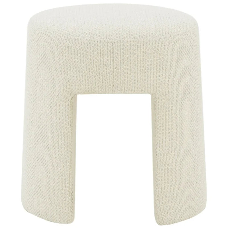 SAFAVIEH Couture Muire Pouf Rembourré Ivoire