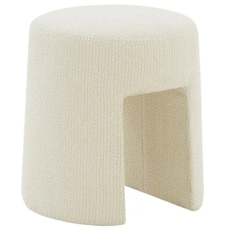 SAFAVIEH Couture Muire Pouf Rembourré Ivoire