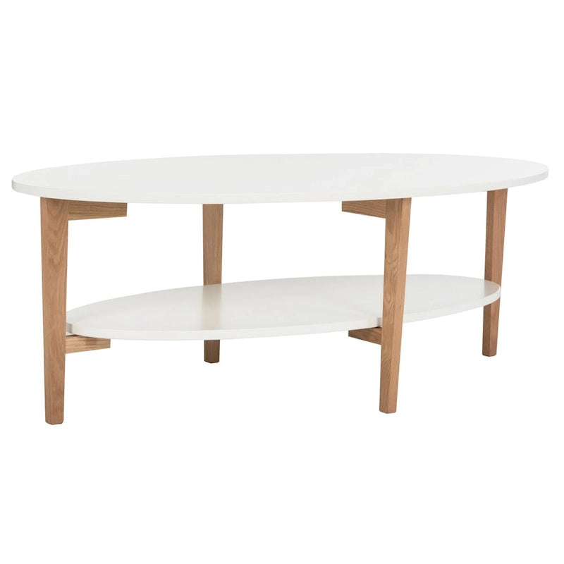 Table basse ovale Melodie Mid-Century SAFAVIEH - 51,2 x 27,6 x 17,7 - 51L x 28P x 18H