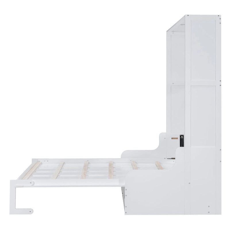 Lit mural escamotable Queen Size avec coussin