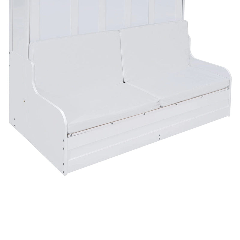 Lit mural escamotable Queen Size avec coussin
