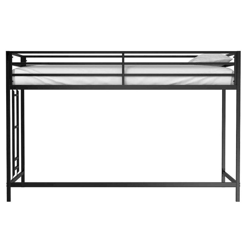 Lit superposé mi-hauteur junior noir Pour chambre à coucher
