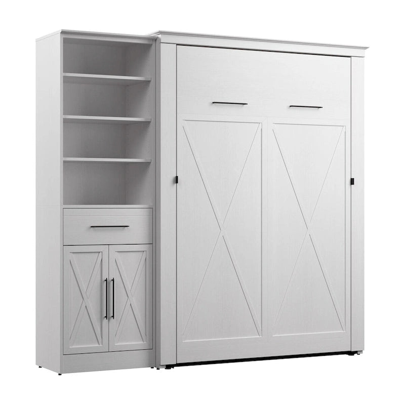 Lit escamotable Key West avec armoire-penderie (88W) de Bestar