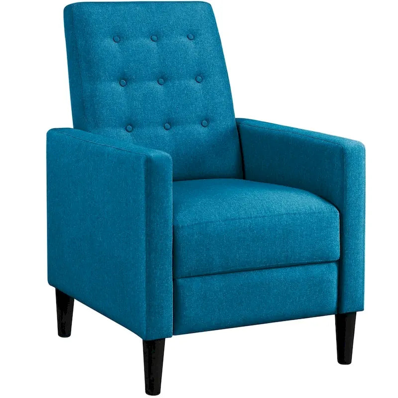Yaheetech Fauteuil Inclinable en Tissu Fauteuil Relax Rembourré Dossier Réglable