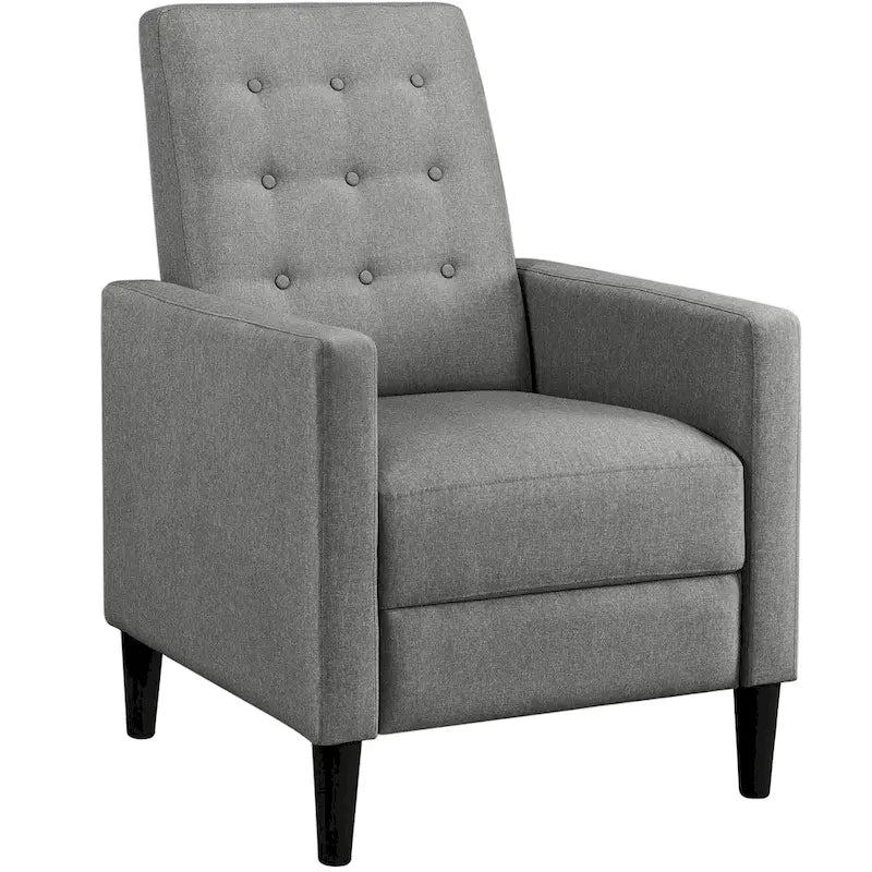 Yaheetech Fauteuil Inclinable en Tissu Fauteuil Relax Rembourré Dossier Réglable