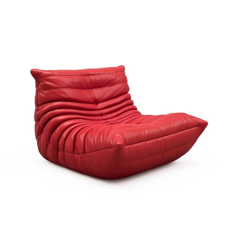 Furgle Canapé en cuir microfibre Design ergonomique Canapé paresseux Canapé de sol