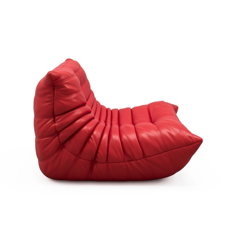 Furgle Canapé en cuir microfibre Design ergonomique Canapé paresseux Canapé de sol