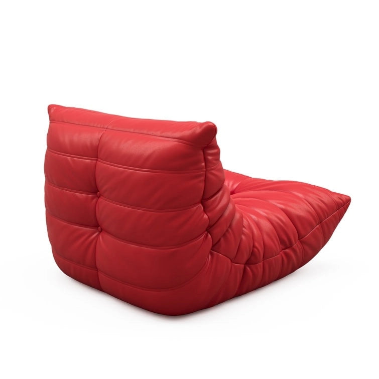 Furgle Canapé en cuir microfibre Design ergonomique Canapé paresseux Canapé de sol