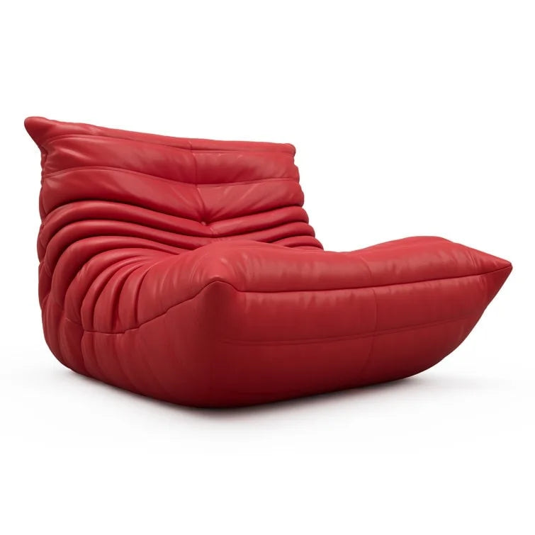 Furgle Canapé en cuir microfibre Design ergonomique Canapé paresseux Canapé de sol