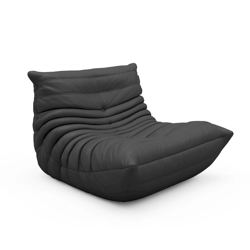 Furgle Canapé en cuir microfibre Design ergonomique Canapé paresseux Canapé de sol