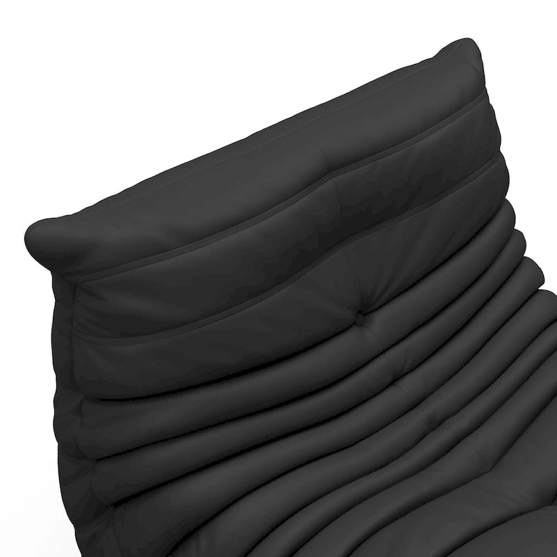 Furgle Canapé en cuir microfibre Design ergonomique Canapé paresseux Canapé de sol