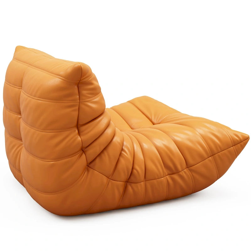 Furgle Canapé en cuir microfibre Design ergonomique Canapé paresseux Canapé de sol