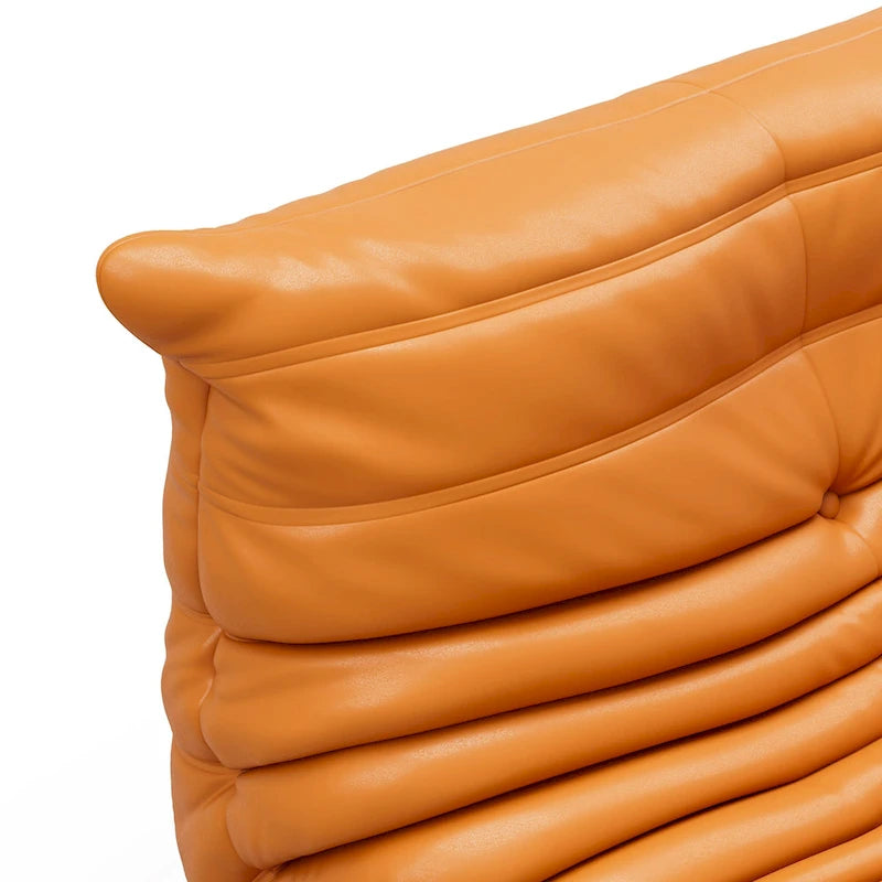 Furgle Canapé en cuir microfibre Design ergonomique Canapé paresseux Canapé de sol
