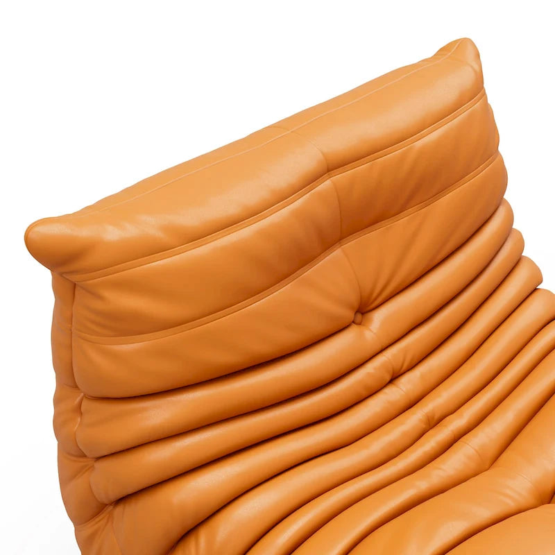 Furgle Canapé en cuir microfibre Design ergonomique Canapé paresseux Canapé de sol