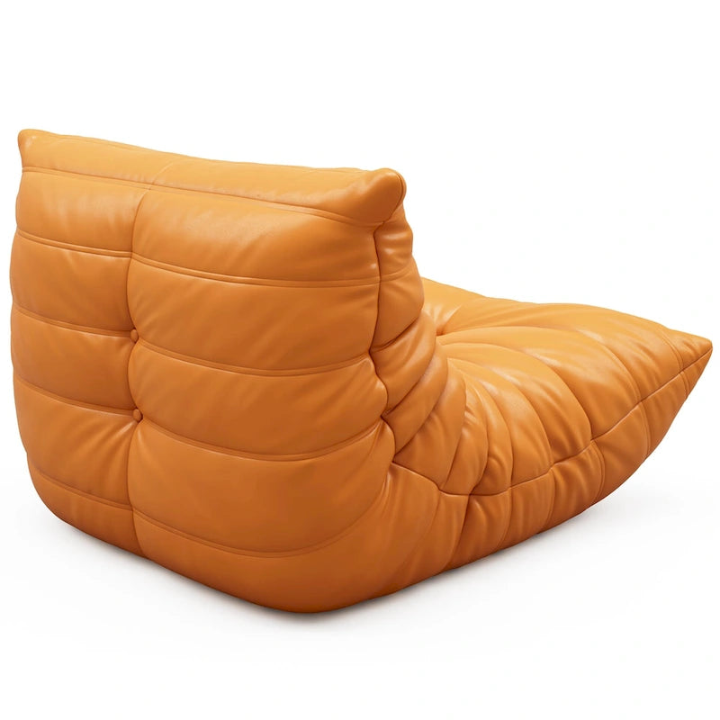 Furgle Canapé en cuir microfibre Design ergonomique Canapé paresseux Canapé de sol
