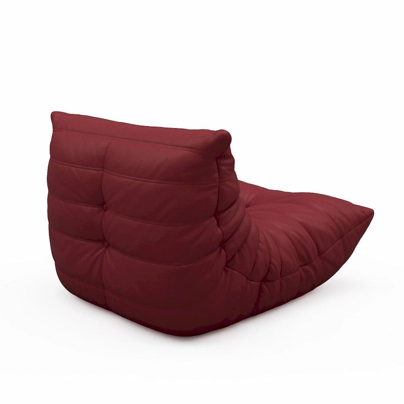 Furgle Canapé en cuir microfibre Design ergonomique Canapé paresseux Canapé de sol