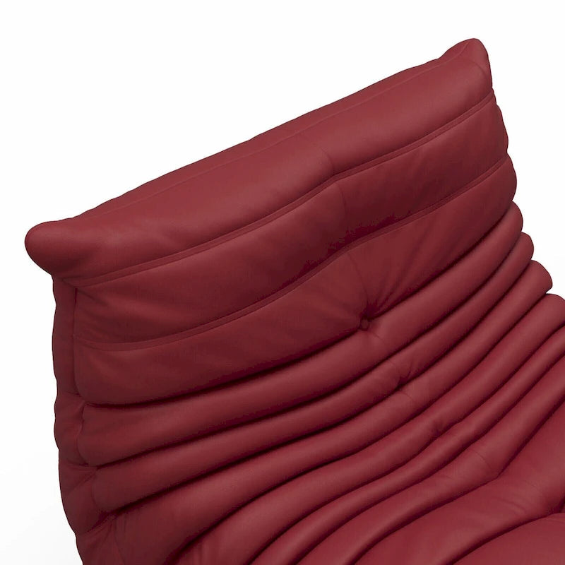 Furgle Canapé en cuir microfibre Design ergonomique Canapé paresseux Canapé de sol