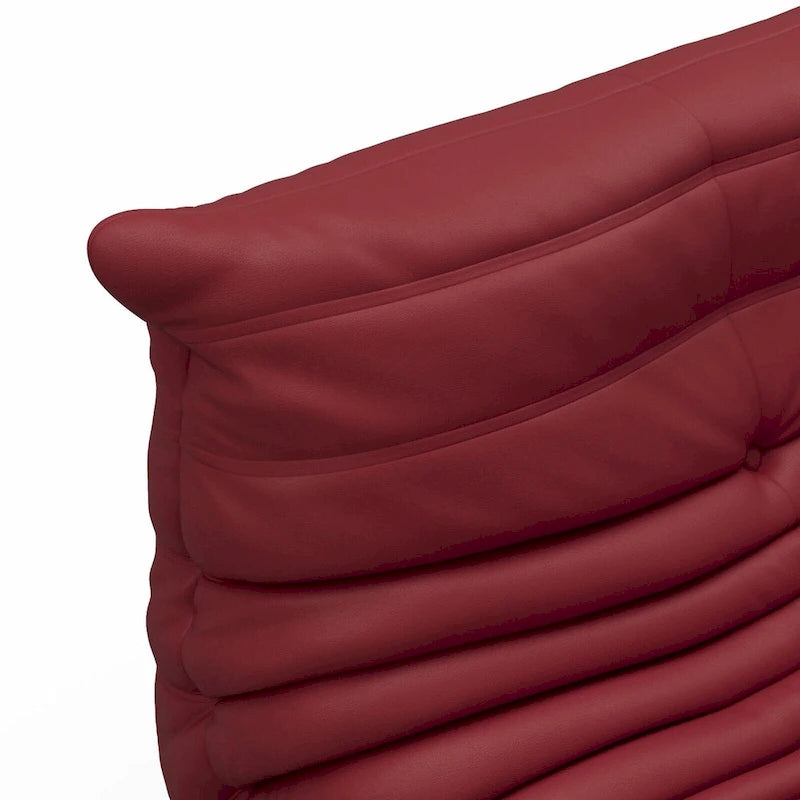 Furgle Canapé en cuir microfibre Design ergonomique Canapé paresseux Canapé de sol