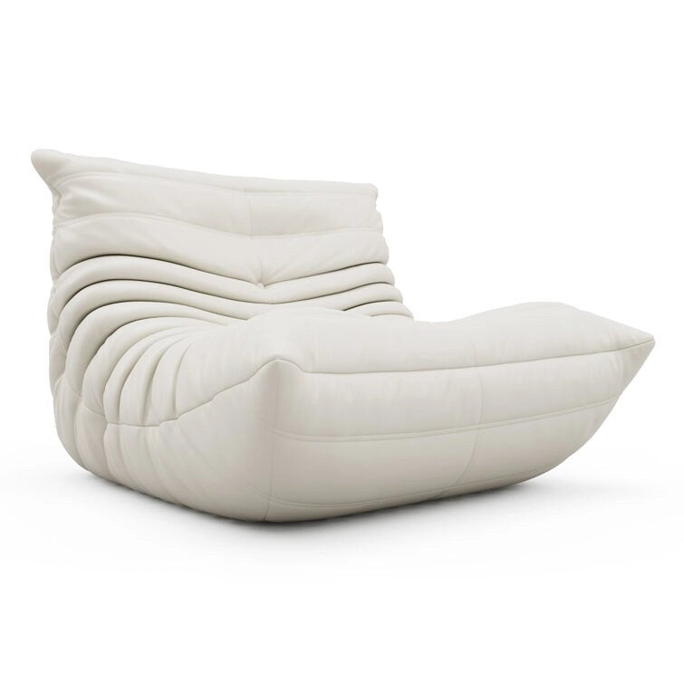 Furgle Canapé en cuir microfibre Design ergonomique Canapé paresseux Canapé de sol