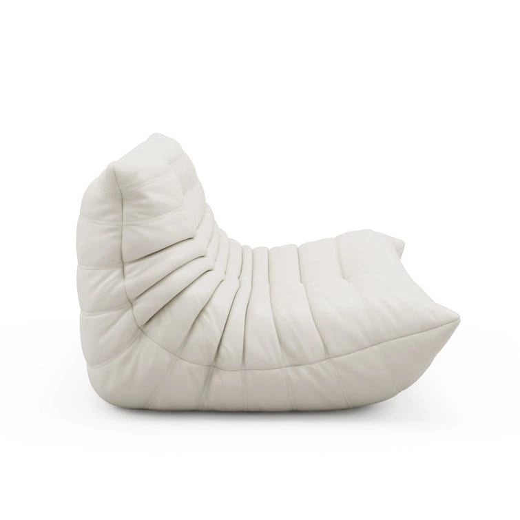 Furgle Canapé en cuir microfibre Design ergonomique Canapé paresseux Canapé de sol