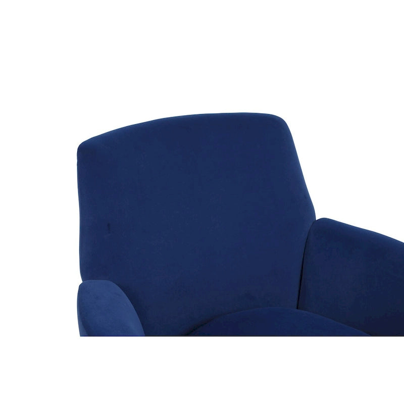 Fauteuil pivotant en velours, Fauteuil pivotant d'appoint, Fauteuil de lecture, Fauteuil rond avec piètement en acier inoxydable doré