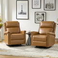 Ensemble de 2 fauteuils inclinables électriques pivotants et à bascule traditionnels Tobias par HULALA HOME