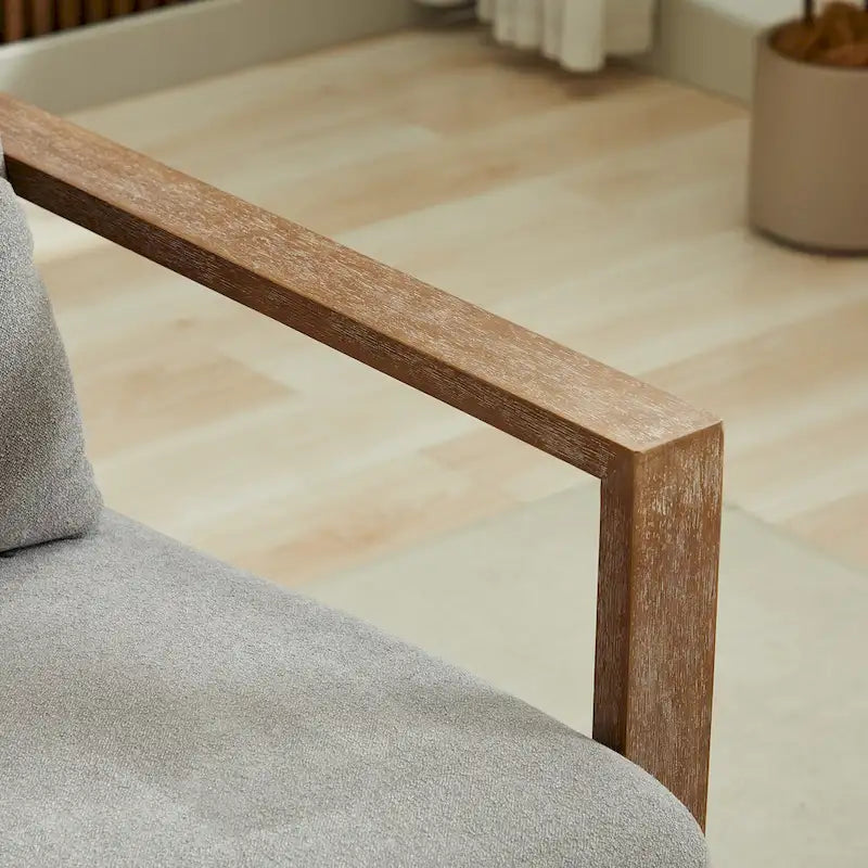 Fauteuil d'appoint pivotant moderne en tissu