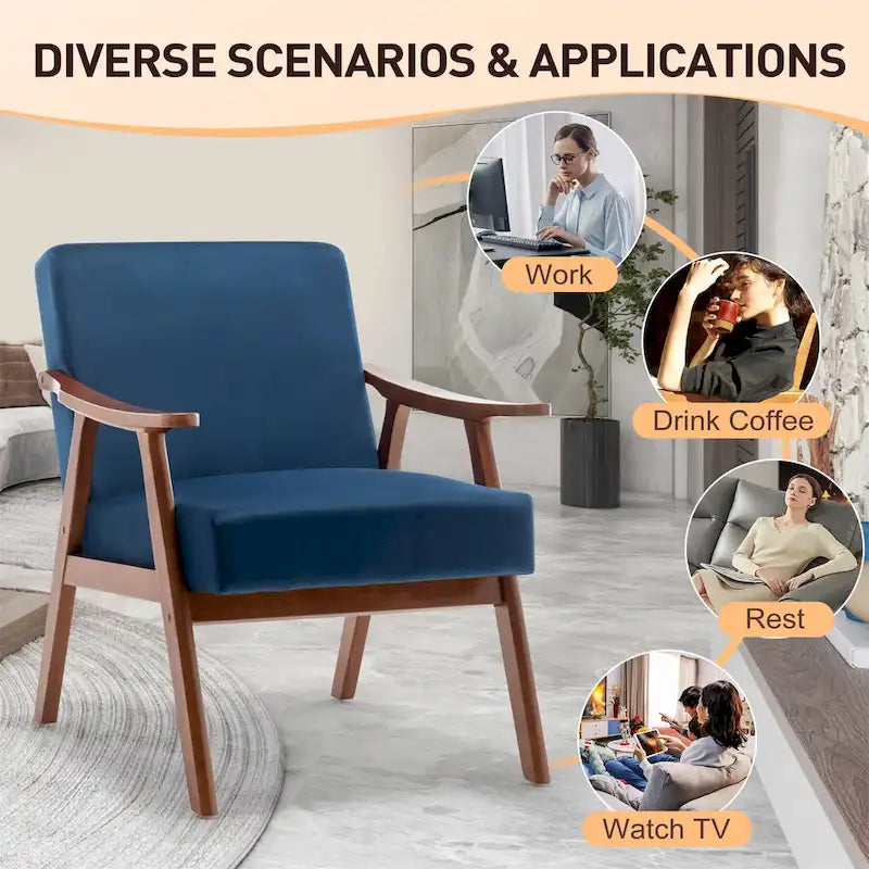 Chaise moderne du milieu du siècle