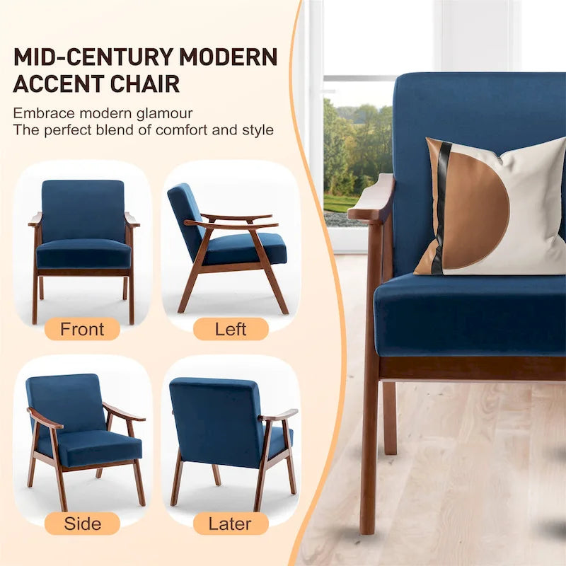 Chaise moderne du milieu du siècle