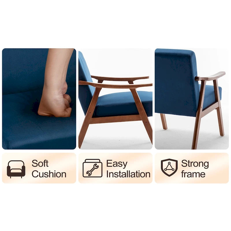 Chaise moderne du milieu du siècle