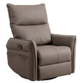 Fauteuil inclinable, pivotant et à bascule en cuir synthétique moderne