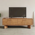 Meuble TV Zahra en bois de chêne Studio London pour centre de divertissement en bois