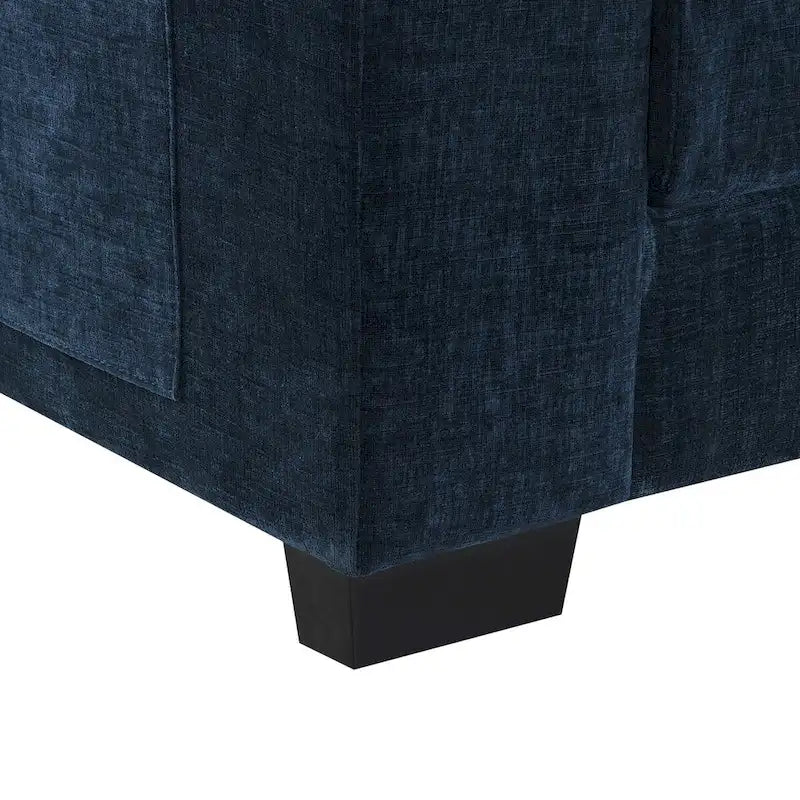 Harper&Bright Designs Canapé d'angle moderne en chenille Cloud avec double assise