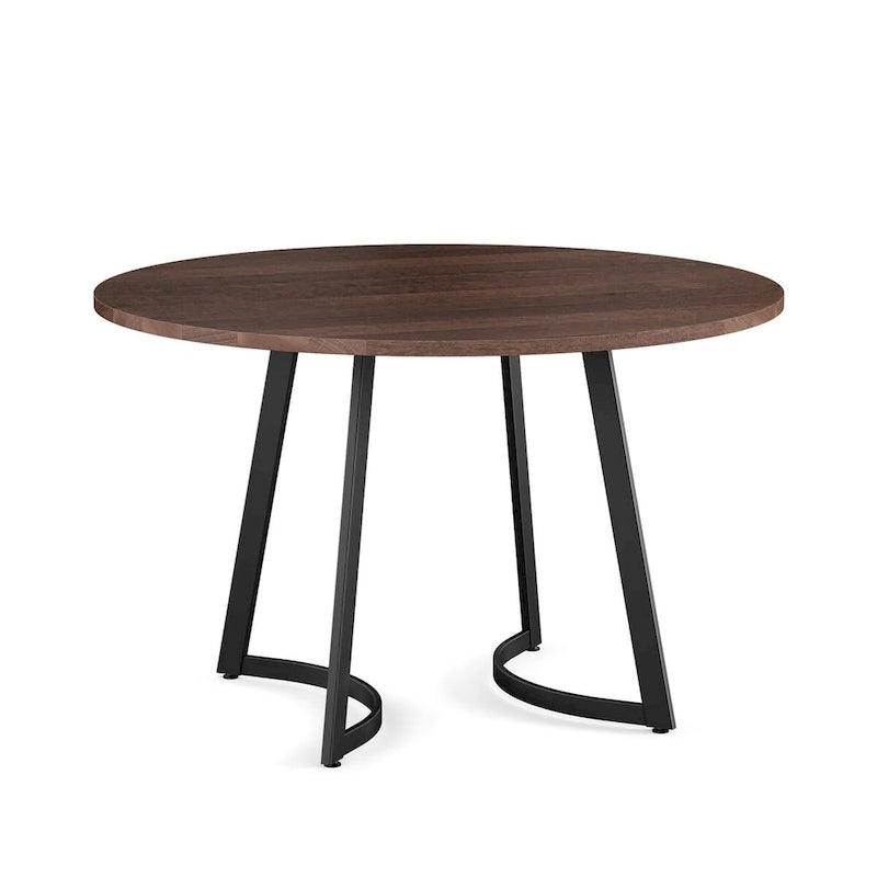 Ensemble de salle à manger 5 pièces Amisco Joelle en bois massif et chaises Camilla