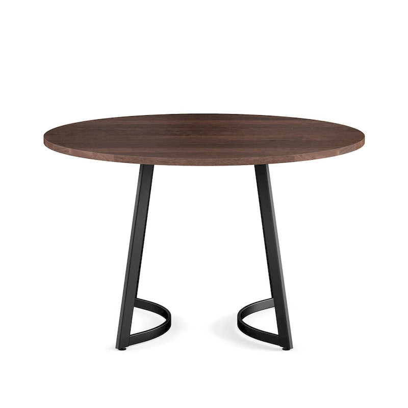 Ensemble de salle à manger 5 pièces Amisco Joelle en bois massif et chaises Camilla