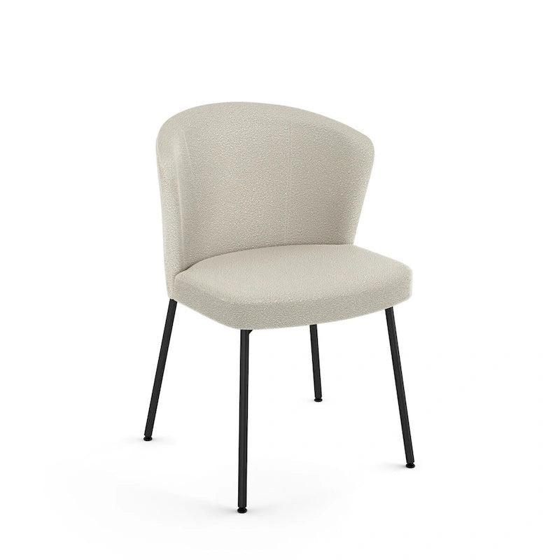 Ensemble de salle à manger 5 pièces Amisco Joelle en bois massif et chaises Camilla