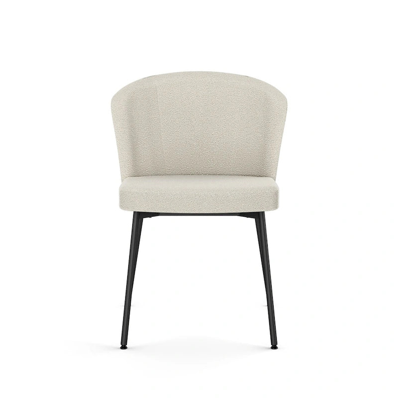 Ensemble de salle à manger 5 pièces Amisco Joelle en bois massif et chaises Camilla