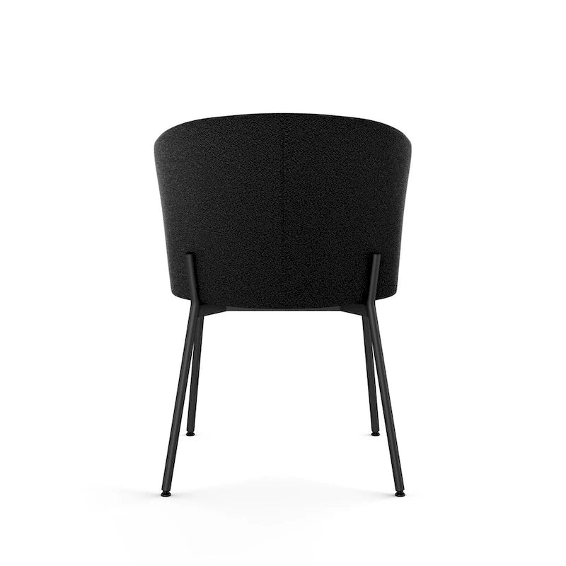 Ensemble de salle à manger 5 pièces Amisco Joelle en bois massif et chaises Camilla