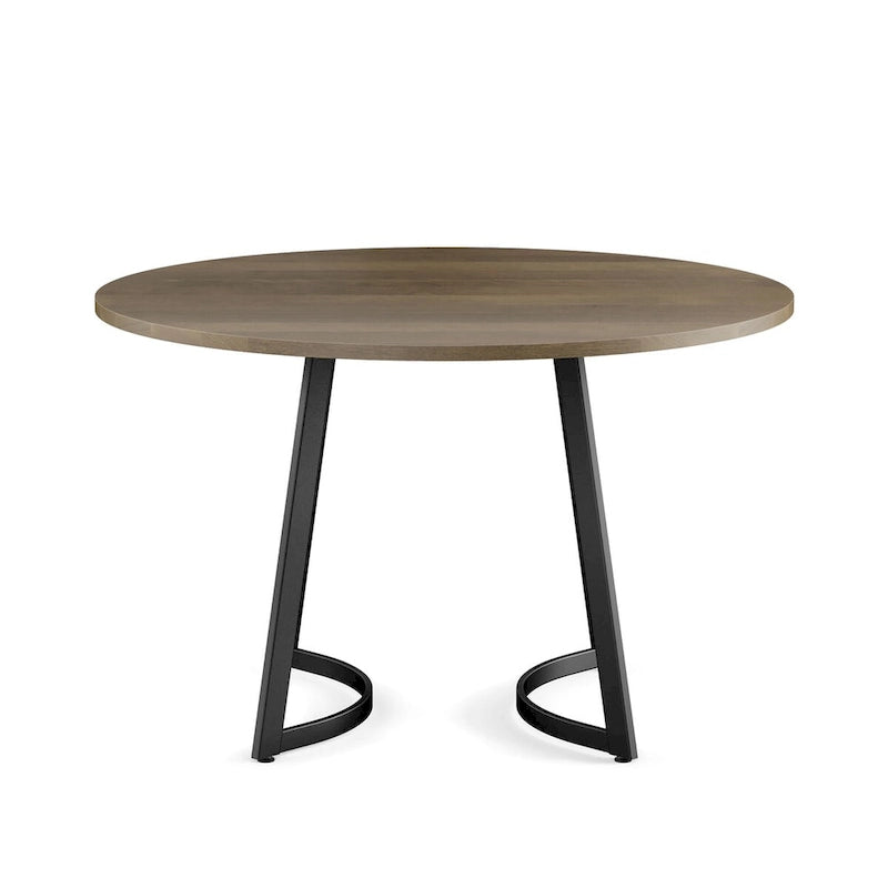 Ensemble de salle à manger 5 pièces Amisco Joelle en bois massif et chaises Camilla