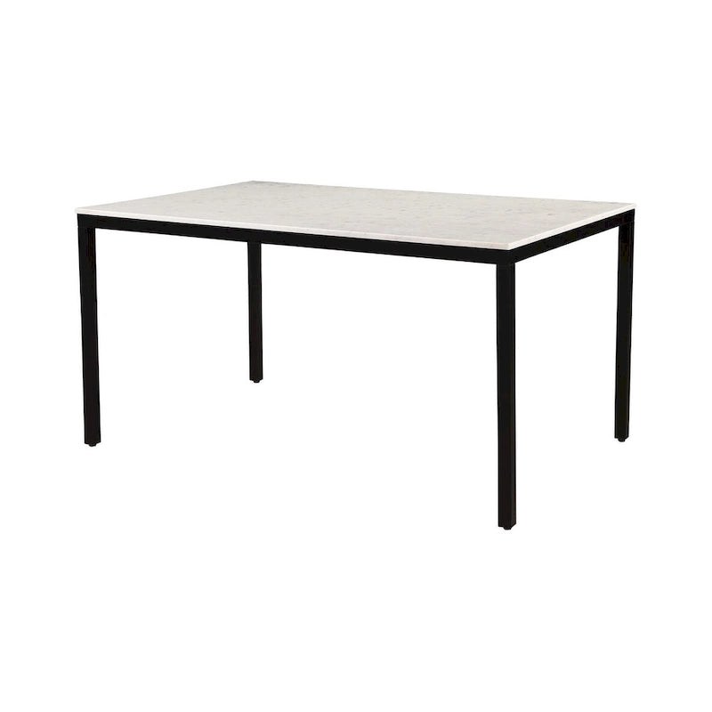 Table Aurelle Home Pariso plateau marbre blanc moderne – 60 L x 30 H x 36 P