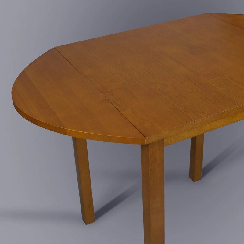 Table à manger rabattable Wings en bois massif - 39,25L x 23,25P x 29H