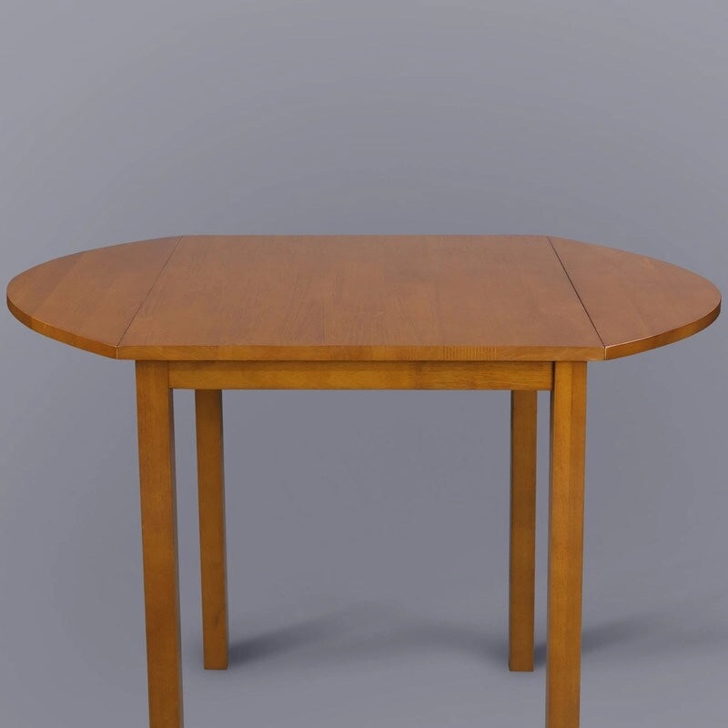 Table à manger rabattable Wings en bois massif - 39,25L x 23,25P x 29H