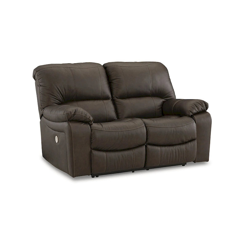 Causeuse inclinable électrique Leesworth marron Signature Design by Ashley - 65 larg. x 41 prof. x 41 haut. (po)