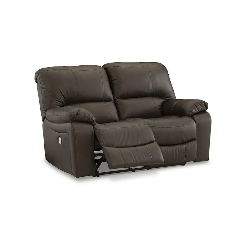 Causeuse inclinable électrique Leesworth marron Signature Design by Ashley - 65 larg. x 41 prof. x 41 haut. (po)