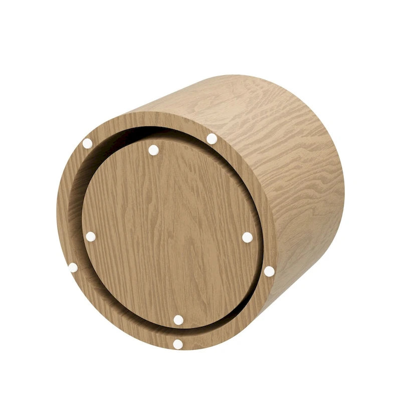 Table basse d'appoint en placage - lot de 2