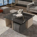 Table basse gigogne Manhattan Comfort Haley de style milieu de siècle