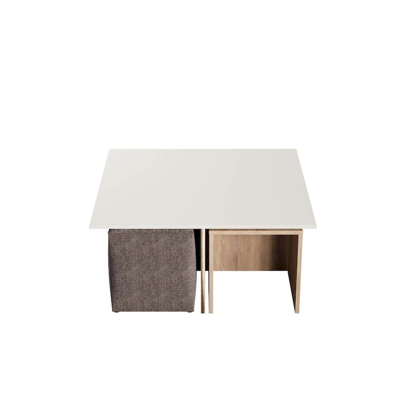 Table basse gigogne Manhattan Comfort Haley de style milieu de siècle